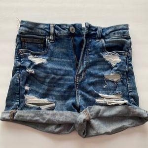 AMERICAN EAGLE RIPPED SHORTS